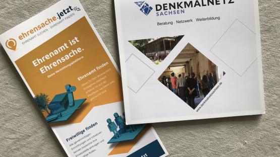 Ehrenamt rund ums Denkmal - Denkmalnetz Sachsen und Ehrensache.jetzt setzen auf Stärkung
