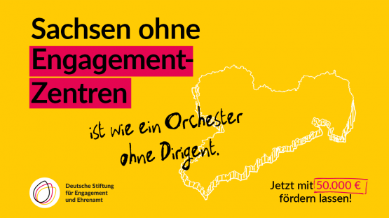 Förderprogramm der DSEE für regionale Engagement-Zentren in Sachsen gestartet
