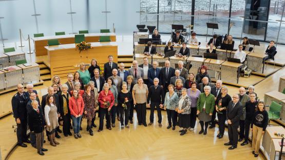 Ehrenamtsempfang im Sächsischen Landtag - Ehrenamtliche aus dem Vogtlandkreis ausgezeichnet
